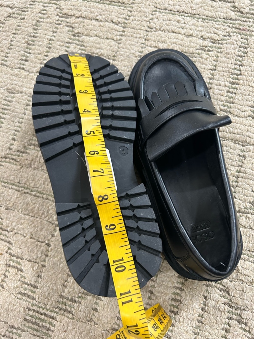 ASOS DESIGN Wide Fit chunky loafers size 6.5W - Picture 10 of 11